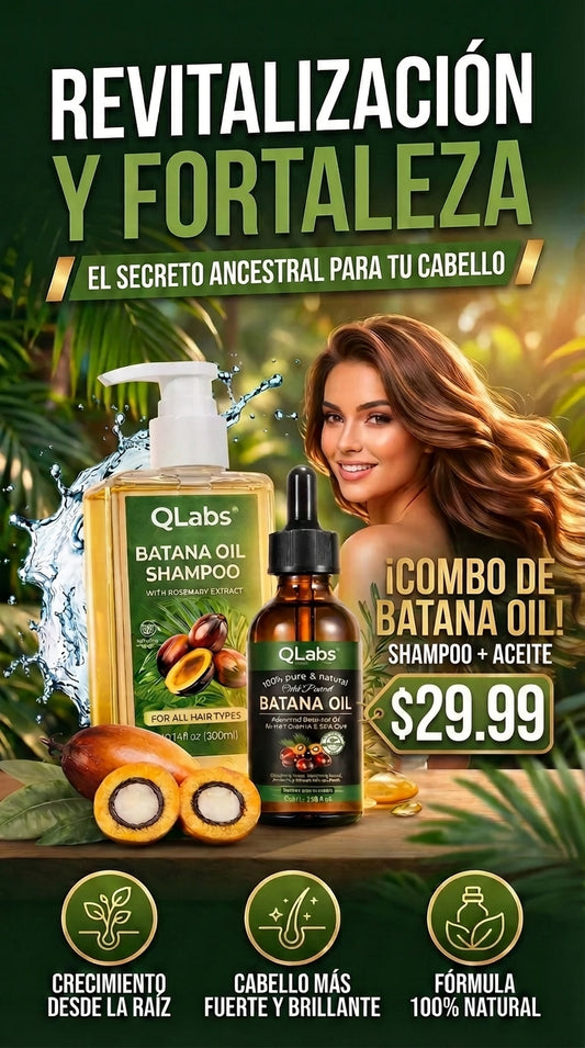 OFERTA 2x1 Combo Batana Root Revival™ – Shampoo + Aceite