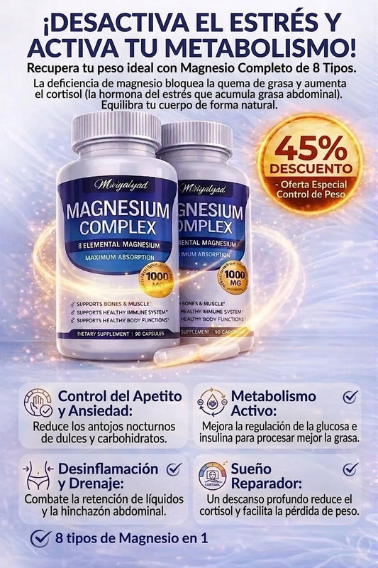 Magnesium Complex Original - Recupera Tu Peso Ideal Hoy